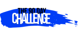 90 day challenge logo blue